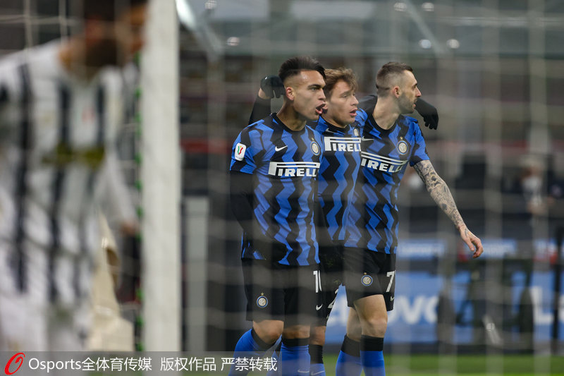  劳塔罗双响功臣,国米逆转亚特兰大  